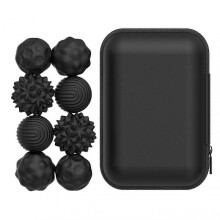 (8 Pack Black) Silicone Magnetic Balls for Adults Kids Large Silicone Magnets Balls Decompression Toys Present for Kids