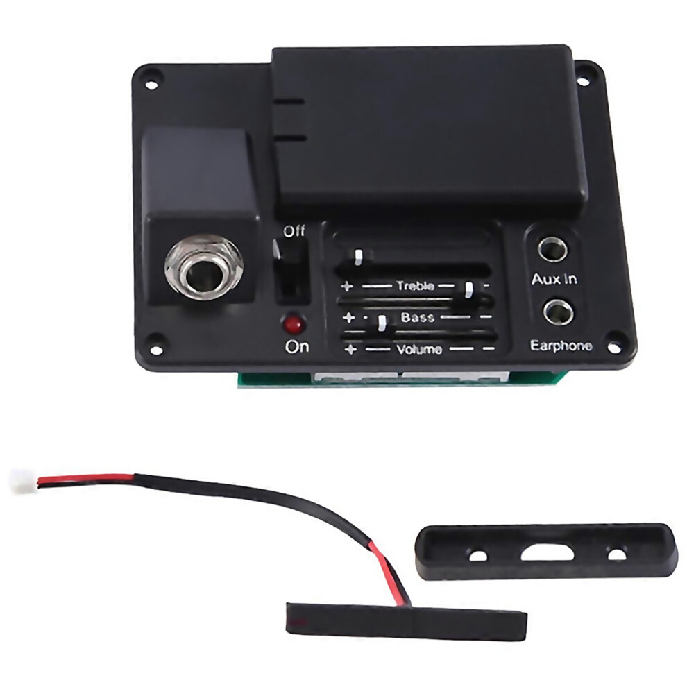 For Electric Silent Cello Pickup Transducer Soft With Headphone Vpu400