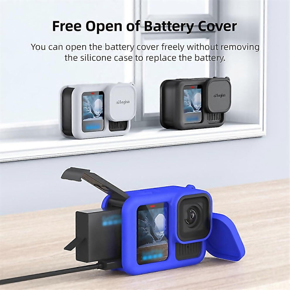 For Silicone Case For 13 Full Protective Cover Blue-image-OPC-PJHCTX5-NEW