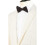 (42 Long, Cream) Mens White Tuxedo Dinner Jacket Regular Fit Notch Lapel 2