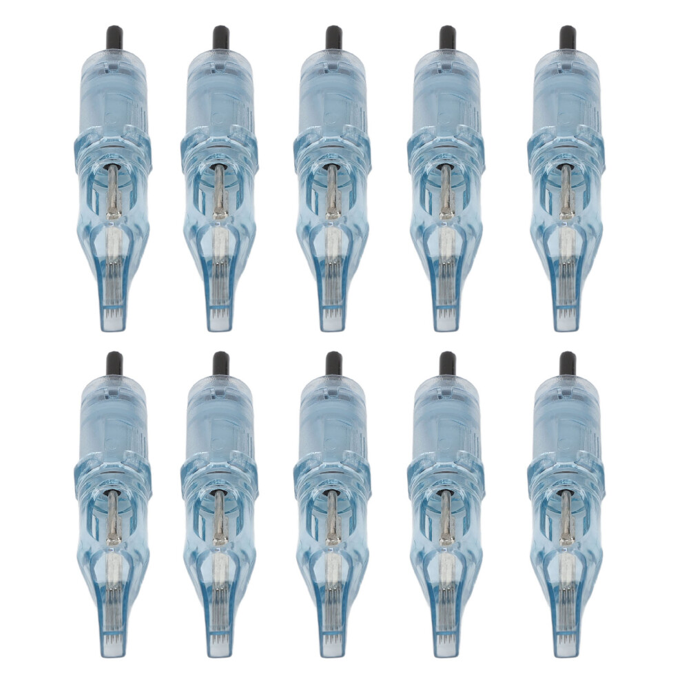 10pcs Stainless Steel Tattoo Cartridge Needles 5mm Stroke Disposable