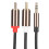Audio Line Speaker Cord Computer Subwoofer Cable 2