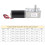 DC24V selbsthemmender Schneckengetriebemotor 5840 31ZY 6
