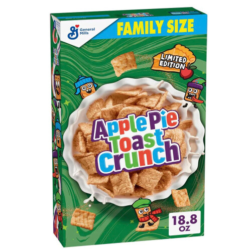 Cinnamon Toast Crunch Apple Family Size Cereal (532g)