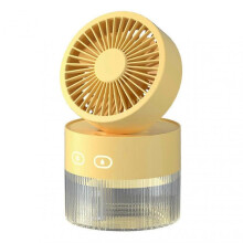 (Yellow, A) Airs Cooler Fan With Humidifier 3-speed Personal-mini Airs Conditioner For Office Small Room