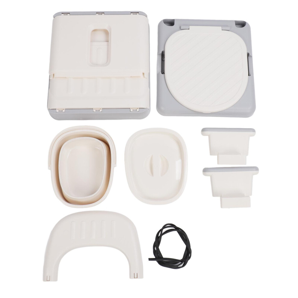 Foldable Bedside Commode Fall Odor Proof Portable