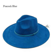 (14) Suede Painting Felt Hats For Men And Women, Hand Sewn Adjustable Fall Winter Fashion Party Hats And Gifts