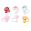 6 pcs Silicone Straw Plug Dustproof Cap for 6-8mm Drinks, Reusable 10