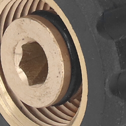 Messing-Adapter G3/8 auf M22 14mm, 5000 PSI Gummi 2