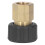 Messing-Adapter G3/8 auf M22 14mm, 5000 PSI Gummi 14