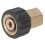 Messing-Adapter G3/8 auf M22 14mm, 5000 PSI Gummi 16