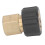 Messing-Adapter G3/8 auf M22 14mm, 5000 PSI Gummi 12