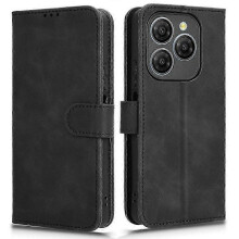 (Black) For Blackview Shark 9 5g Leather Case Skin-feel Anti-drop Wallet Flip Phone Cover - Rose