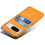 (Orange) For Google Pixel 8a Case Pu Leather+pc Phone Cover With 2 Card Slots 3
