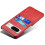(Red) For Google Pixel 8a Case Pu Leather+pc Phone Cover With 2 Card Slots 3