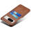 (Brown) For Google Pixel 8a Case Pu Leather+pc Phone Cover With 2 Card Slots 3