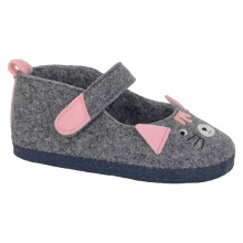 (UK Size 9) Sleepers MARLEY CS284F Girls Toddler Comfort Touch Fastening Doggie Slipper