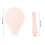 Enema Douche Bulb Kit, ABS Silicone, Reusable, Pink, 10x10.6cm 2
