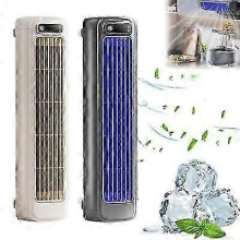(grey, Plug in) Shirem Cooling Ace, Portable Air Conditioner Cooling Fan Quiet With 3 Speeds