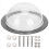 Pets Semicircular Fence Cover Acrylic Transparent 1