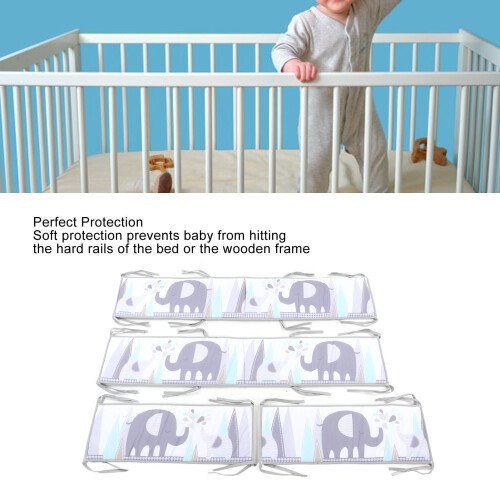 Type4 Crib Pad: Soft Comfortable Crash Proof with Exquisite Prints 2