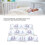 Type4 Crib Pad: Soft Comfortable Crash Proof with Exquisite Prints 4
