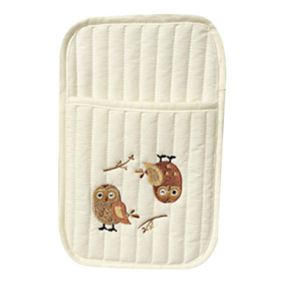 Hanging Diaper Stack - Nursery Storage for Diapers, Wipes, Baby Essentials, Owl Design, Compatible with Changing Table and Crib