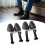 4 Stück Schuhspanner 25-32cm Schwarz Eisen/Kunststoff 200g 4