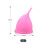 Silikon-Menstruationsbecher rosa BPA-frei 6546 mm 10