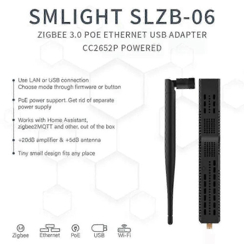 New Zigbee 3.0 To Ethernet Usb Wifi Adapter - Poe Support Gateway Coordinator 2