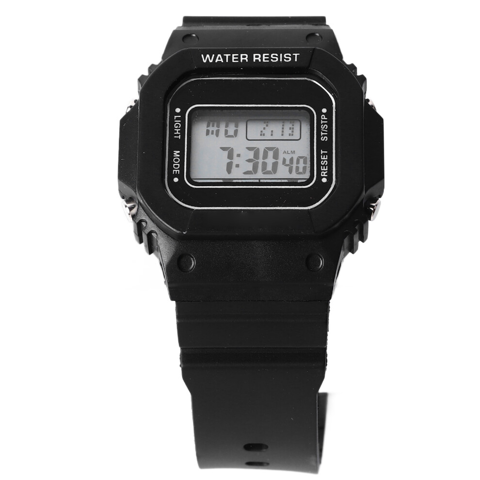 Sports Watch For Men Women Led Backlight 12/24H Black 9121376345593