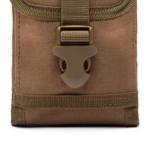 Militärische Nylon-Handytasche Hüfttasche, Khaki 100g