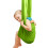 Grüne elastische Hängematte für Kinder 414 g 12,8 m Swing 10