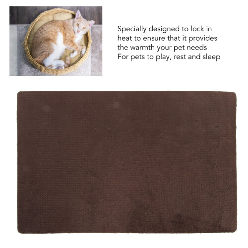 Self-Warming Anti-Slip Cat Bed: Thermal Mat for Comfortable Resting 2