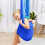 Elastische Kinder-Hängematte 1 x 2,8 m Dunkelblau 5