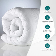 (10.5 Tog Duvet, Super King) Luxury Duvet Cover Bedding Set 10.5, 13.5, 15 Tog