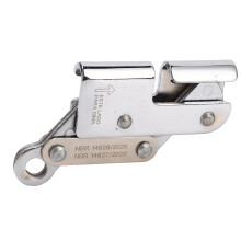 Fall Protection Rope Grabber for Climbing, Self-Locking Alloy Steel Handle, High Load Capacity for Arborist Use