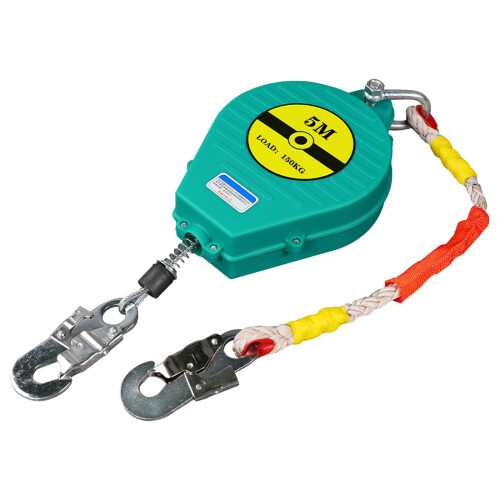 Fall Protection Retractable Safety Device with 5m Self-Retracting Lifeline for Working at Height