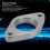 Auspuffflansch 38mm 2-Bolt Wastegate Universal 10
