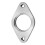 Auspuffflansch 38mm 2-Bolt Wastegate Universal 11
