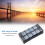 4504 2er Pack 23x37mm PC-Messing-Terminalleiste 45A 600V 5