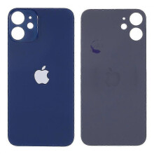 (Blue) For Iphone 12 Battery Housing Cover Repair Part (camera Lens Ring Hole Standard Version) - Blue