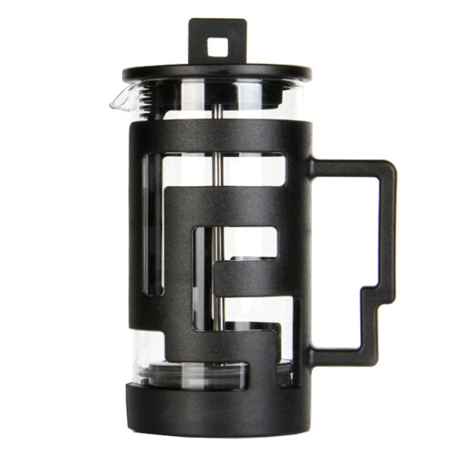 Französische Presse Maze Shell Design Glas 350ml Schwarz 1