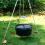 Aluminium-Lagerfeuerstativ 78x58cm, 480g, Silber 12