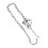 Aluminium-Lagerfeuerstativ 78x58cm, 480g, Silber 6