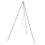 Aluminium-Lagerfeuerstativ 78x58cm, 480g, Silber 8
