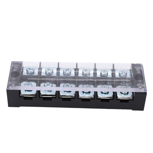 4506 2 Stück 45A 600V PC Messing-Terminalblock 23x37mm 1