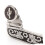 2PCS Stainless Steel West Cowboy Exquisite Pattern 13