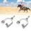 2PCS Stainless Steel West Cowboy Exquisite Pattern 5