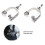 2PCS Stainless Steel West Cowboy Exquisite Pattern 7